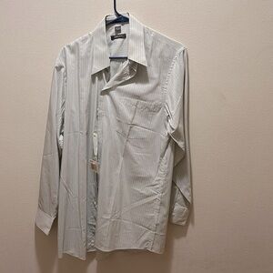 DKNY Men’s Long Sleeve Button Down Shirt Medium with Tag